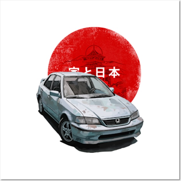 Honda Civic Wall Art by Moulezitouna